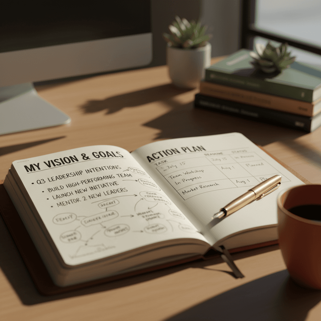 Leadership development notes and action plans
